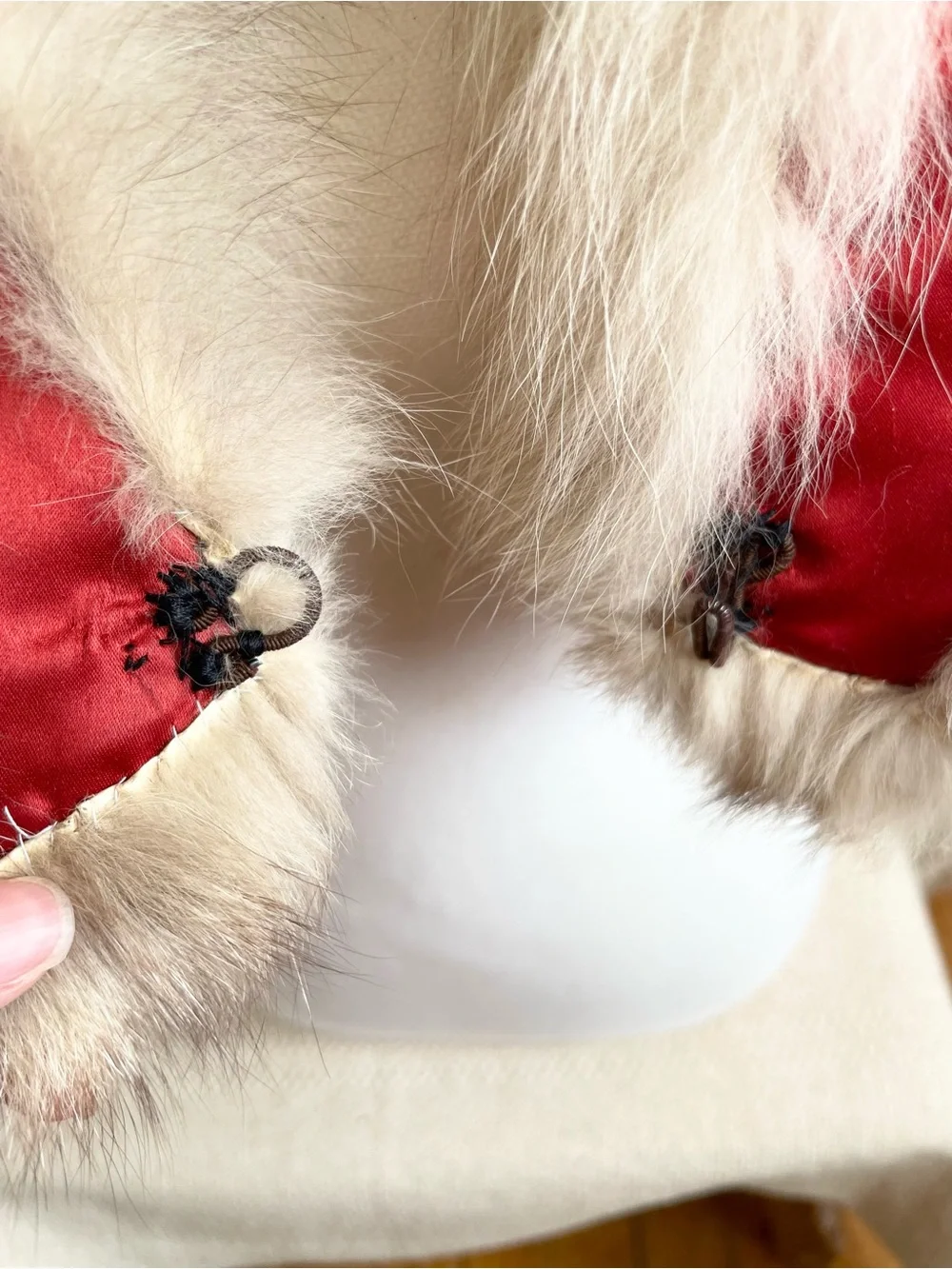 Vintage Fox Fur Stole Shawl 34” Dual Tone Vintage Luxury Fur Accessory
